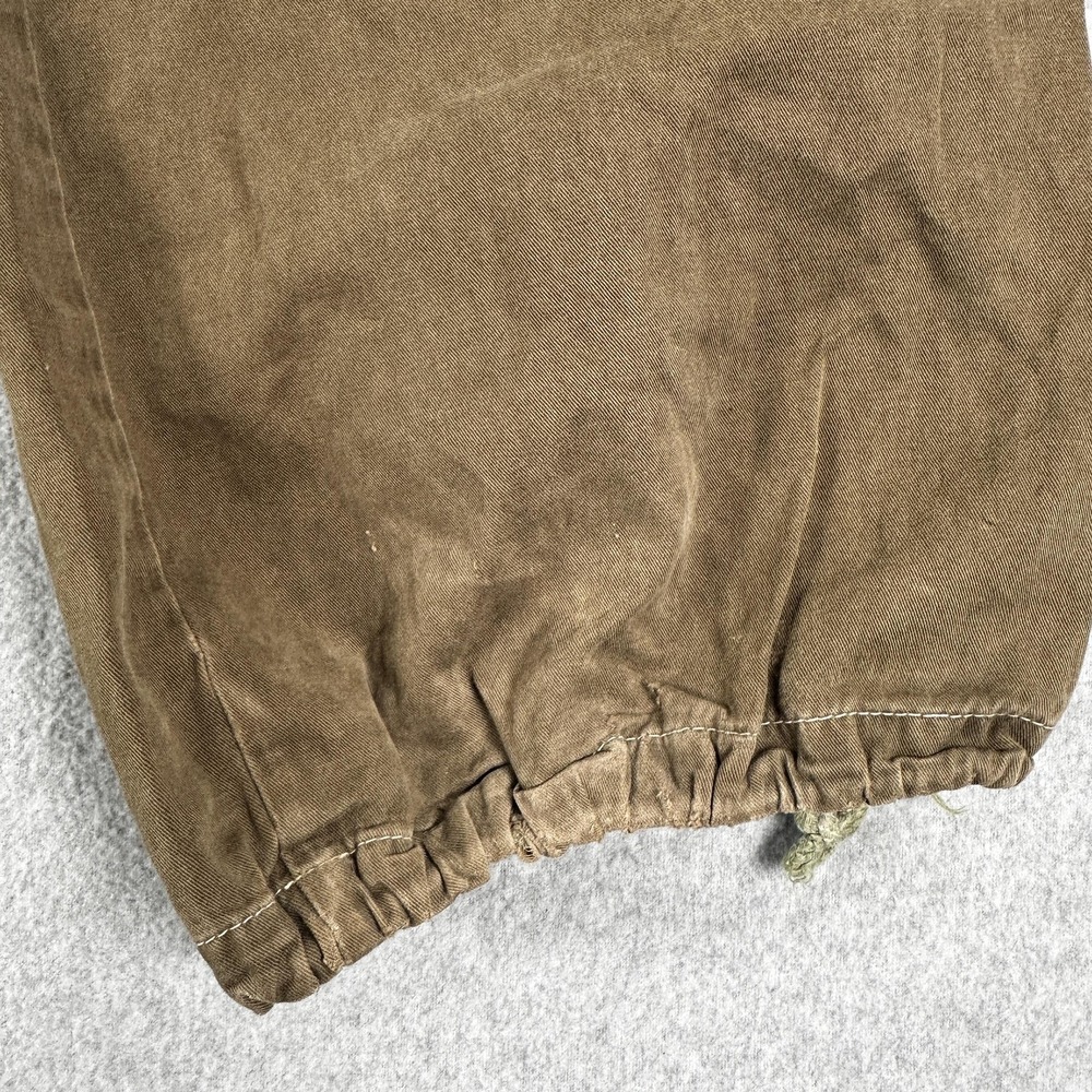 Vintage Y2K Buggirl Pants Womens Large 10-12 Brown Baggy Fit Joggers - Picture 14 of 16